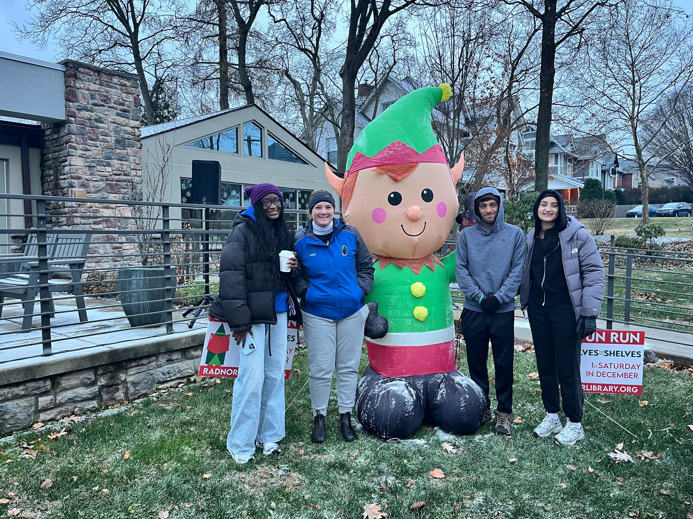 DCCC Track & Field Marshals Holiday 5K to Support Radnor Library